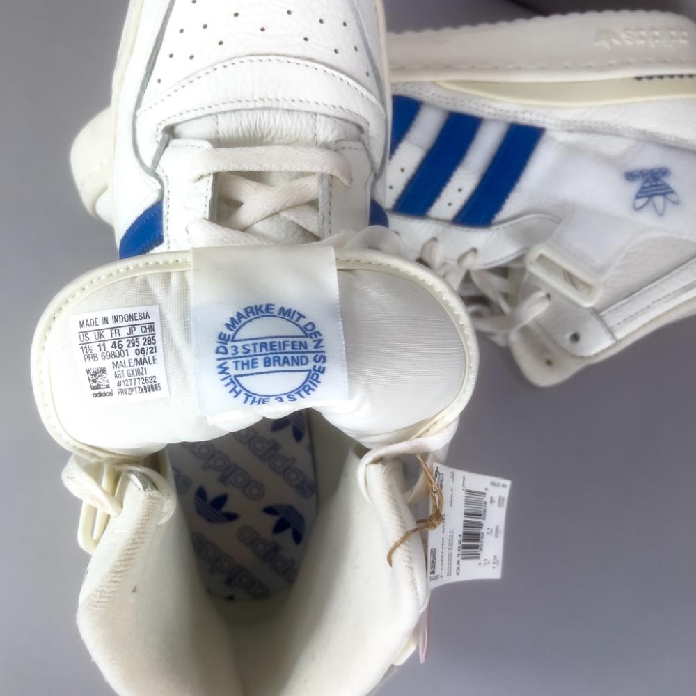 Adidas Originals Mens Basketball Forum Mid sneakers with Patches - Picture 10 of 11